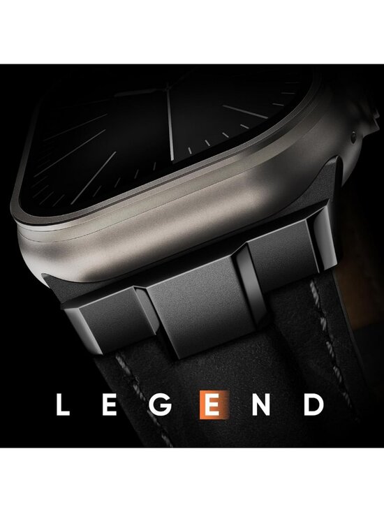Genuine Leather Apple Watch Band 49mm 46mm 45mm 44mm 42mm - Stylish Replacement main image 6